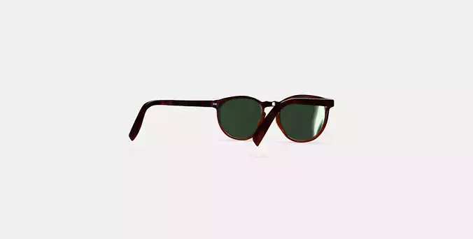 Biren Sunglasses in Cognac Tortoise Fade