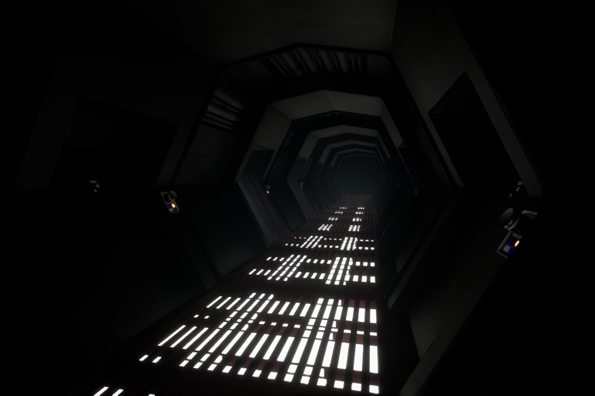 Imperial Style Corridor Asset Pack Low-poly 3D model_17