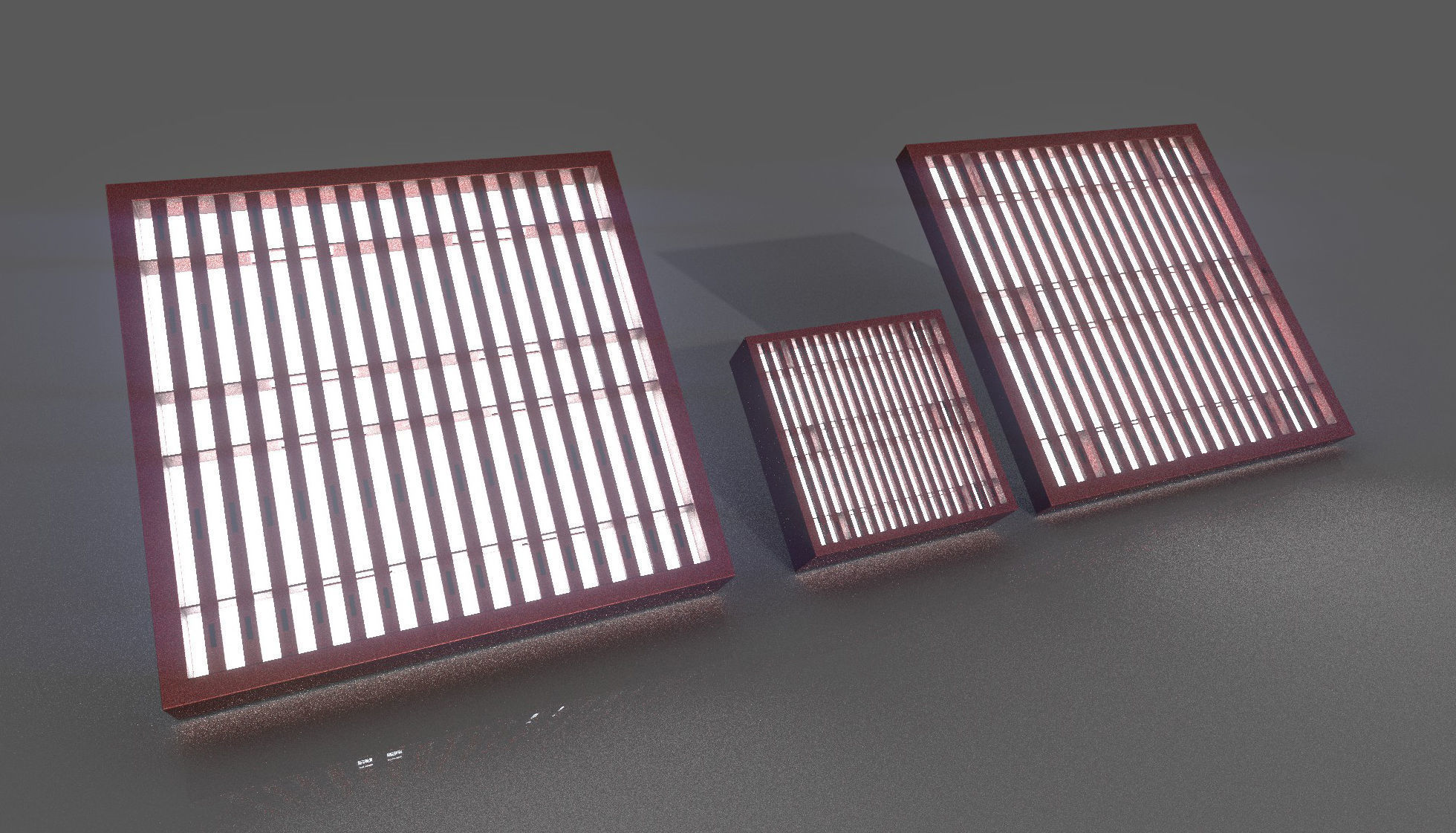 Imperial Style Corridor Asset Pack Low-poly 3D model_44