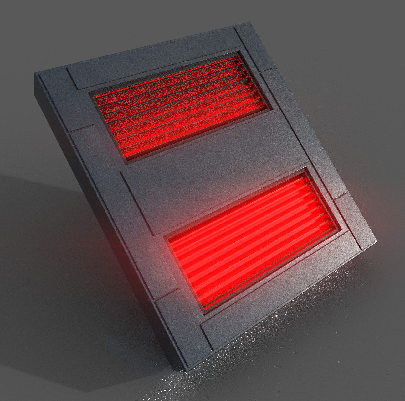 Imperial Style Corridor Asset Pack Low-poly 3D model_56