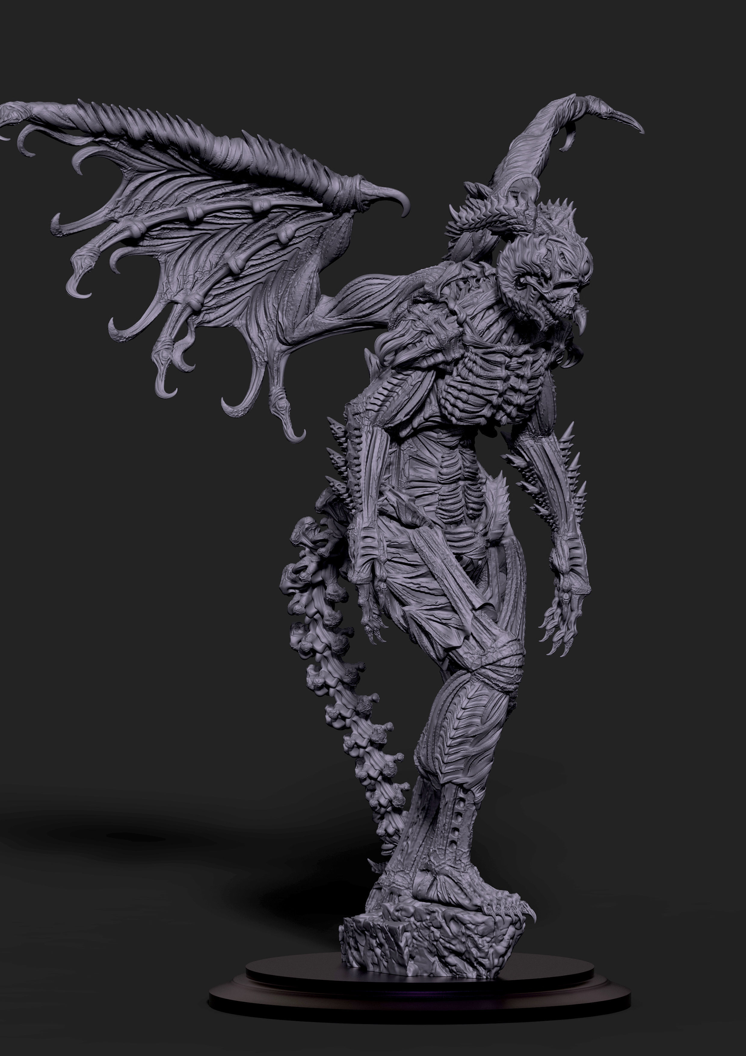 3D Game Assets 3D Printed Models demon Figures 3D print model_4