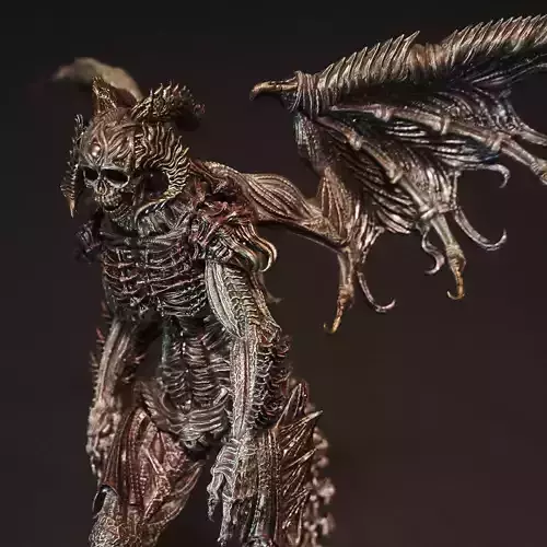 3D Game Assets 3D Printed Models demon Figures