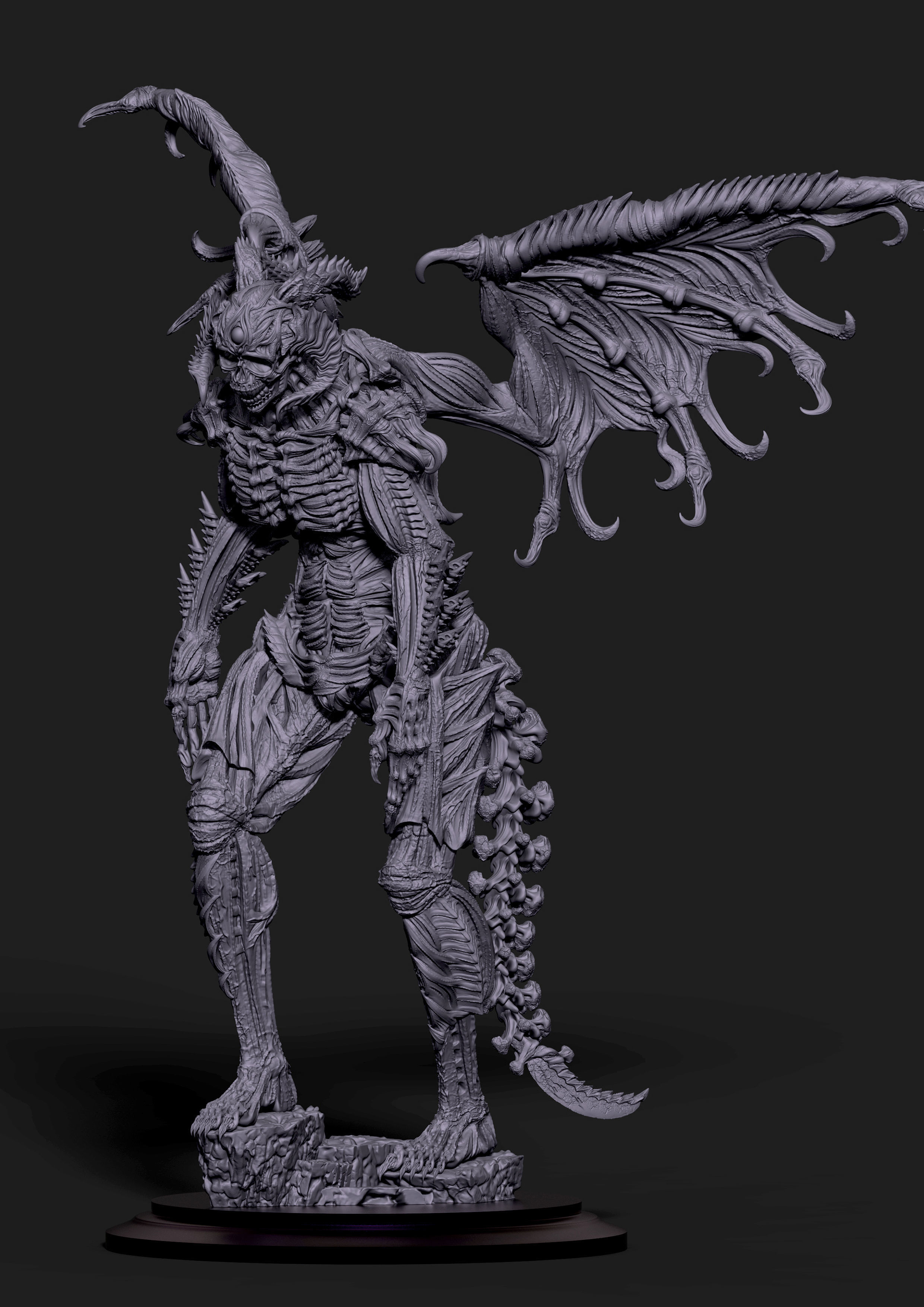 3D Game Assets 3D Printed Models demon Figures 3D print model_2