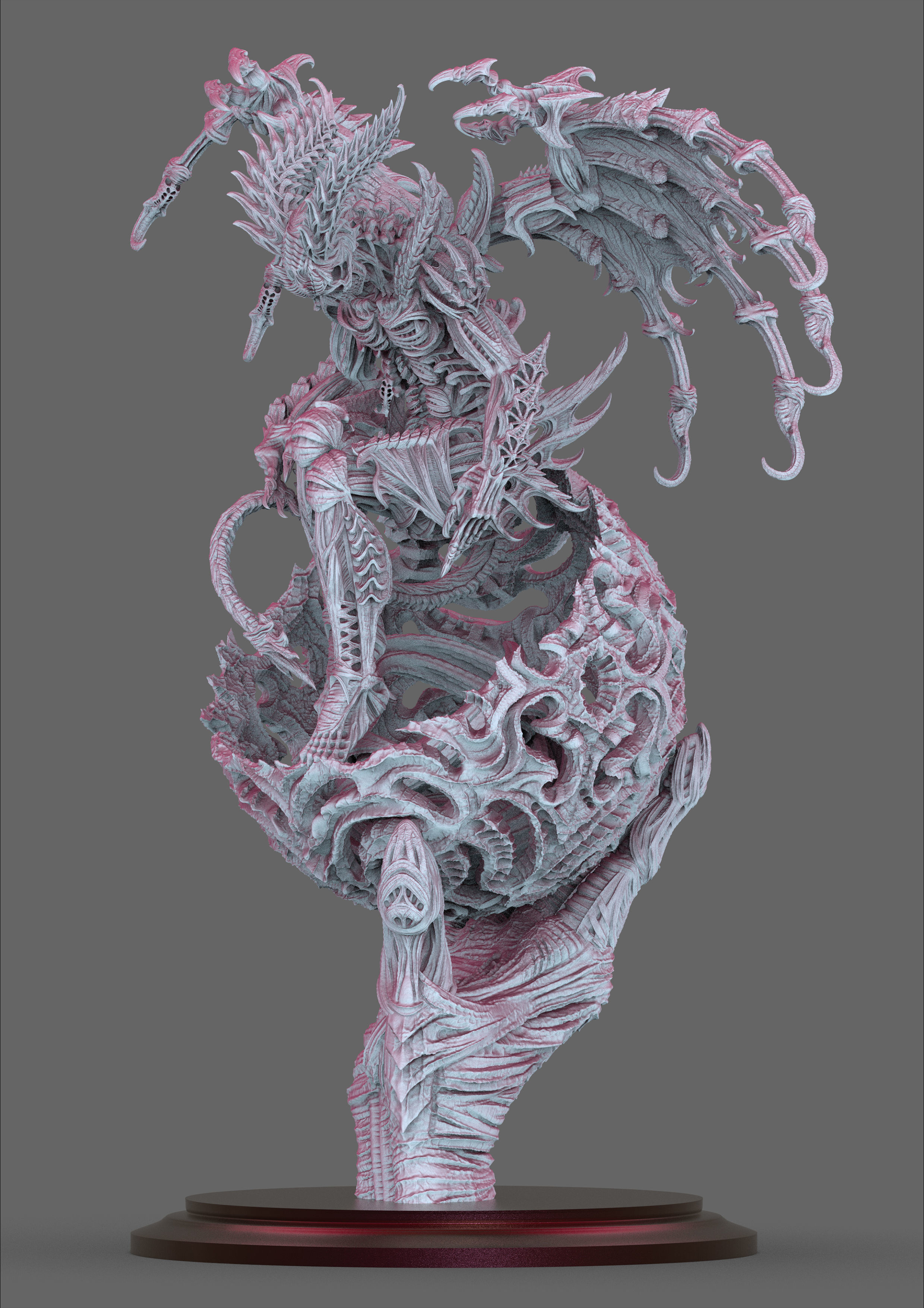 3D Game Assets 3D Printed Models demon Figures 3D print model_1