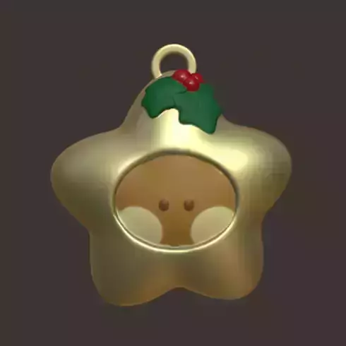 BT21 Christmas Decoration - Starry Shooky 3D print model