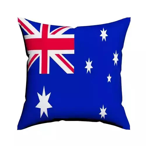 The Australian flag cotton pillow