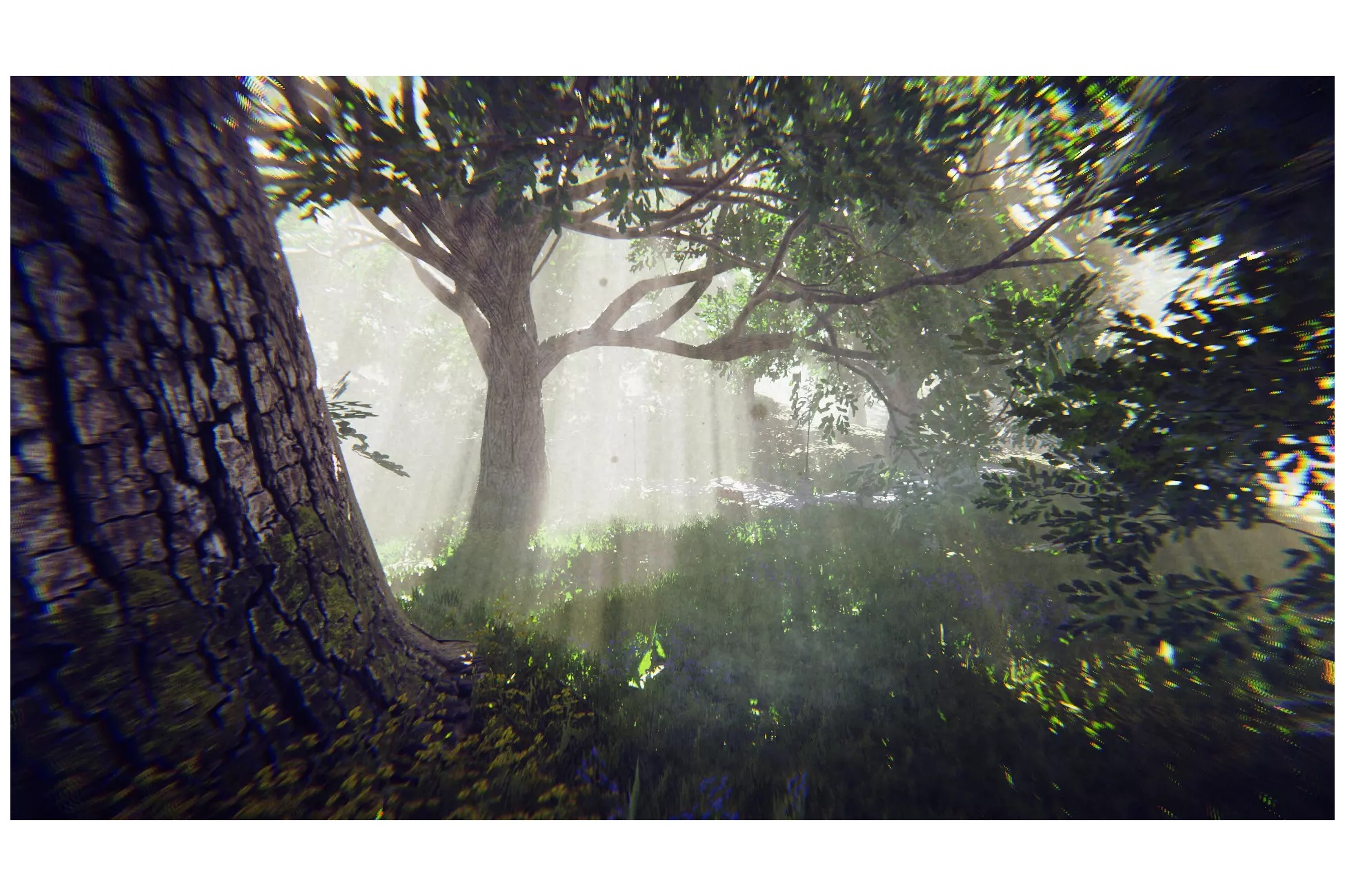 Big Oak Low-poly 3D model_3