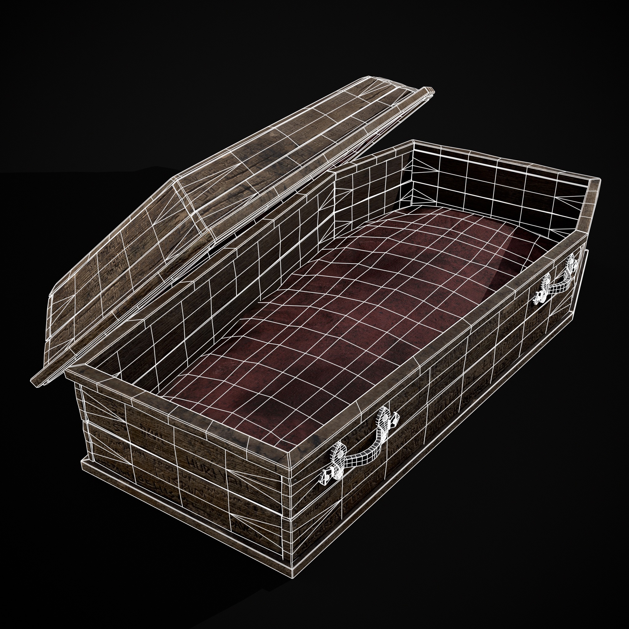 Coffin of the Damned Low-poly 3D model_16
