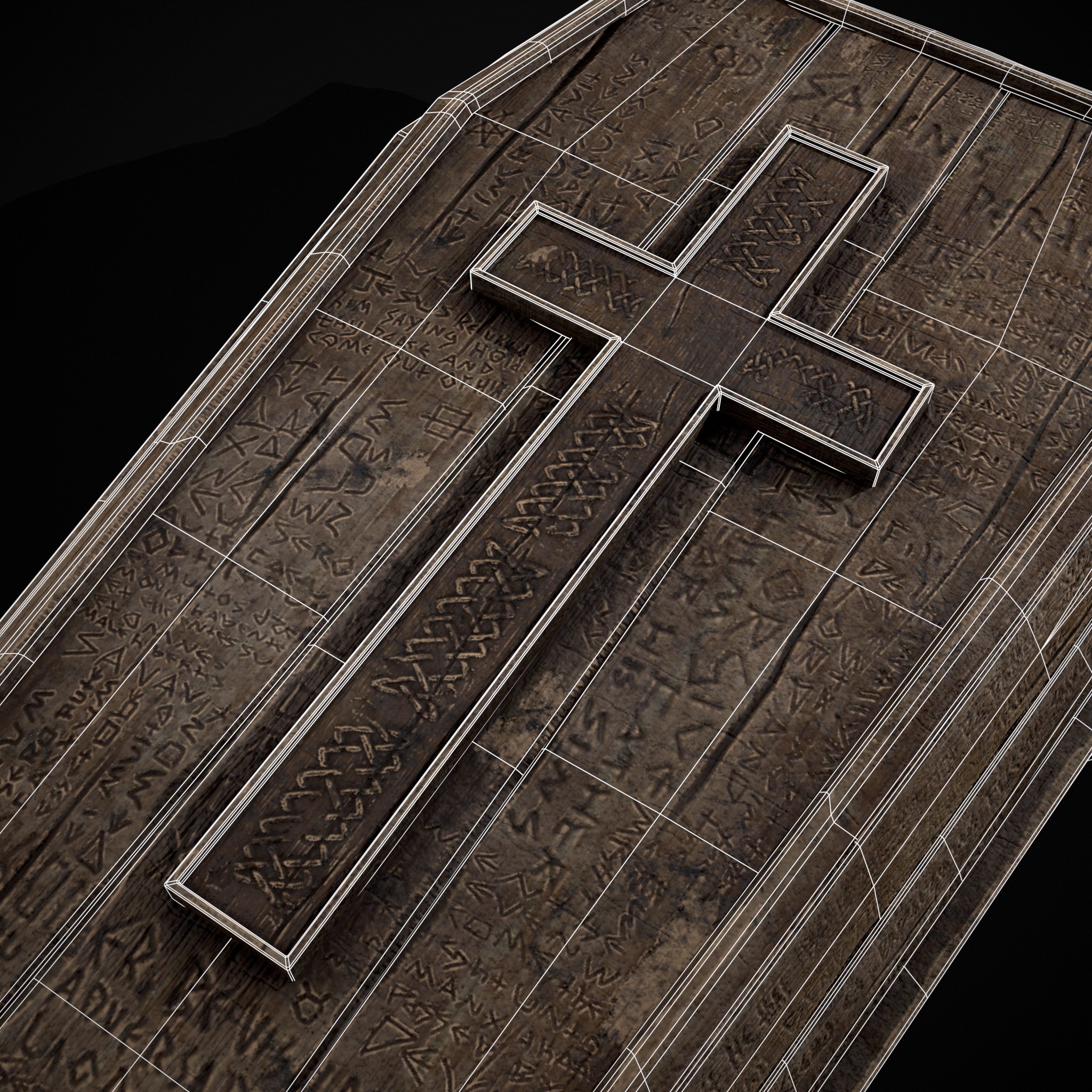 Coffin of the Damned Low-poly 3D model_14