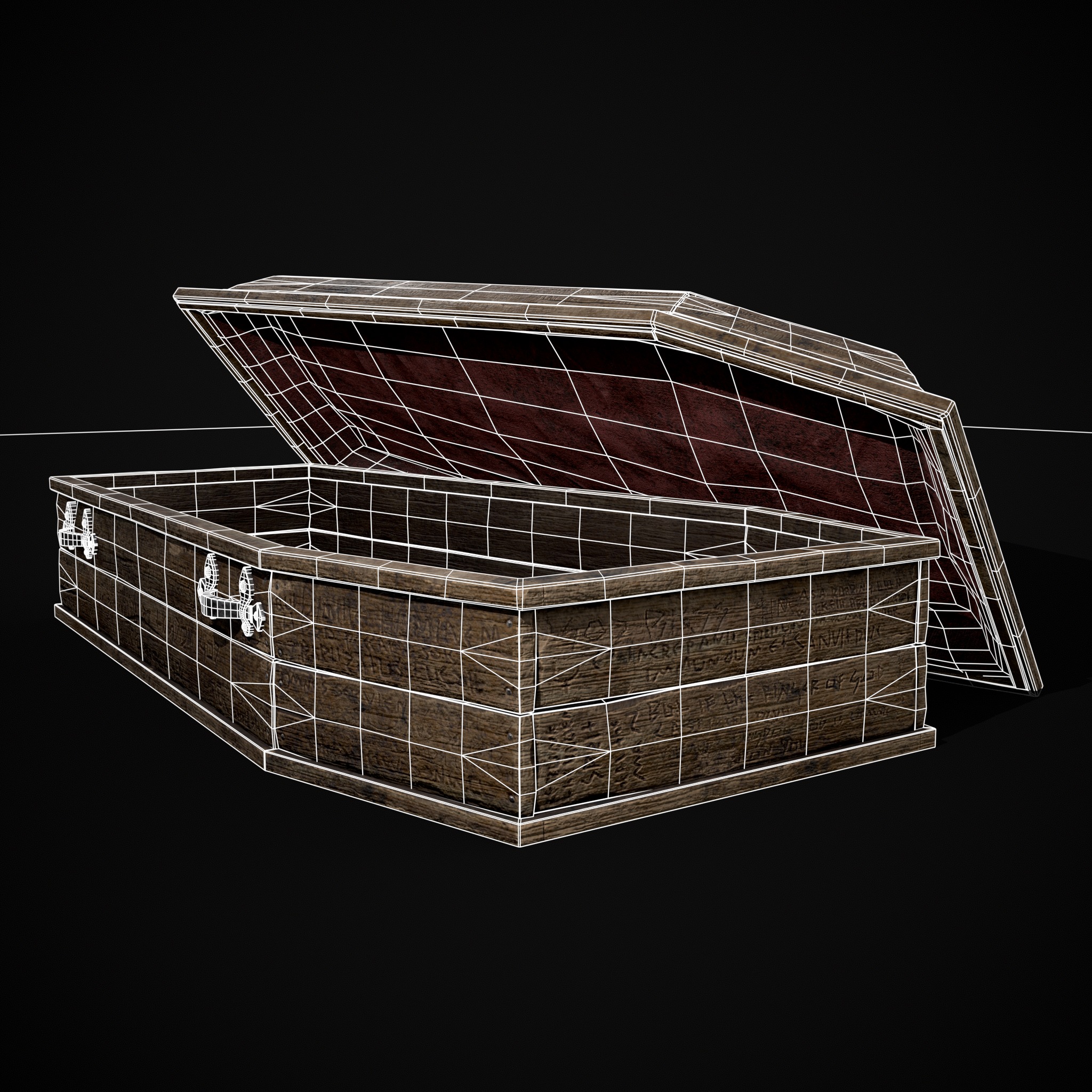 Coffin of the Damned Low-poly 3D model_18