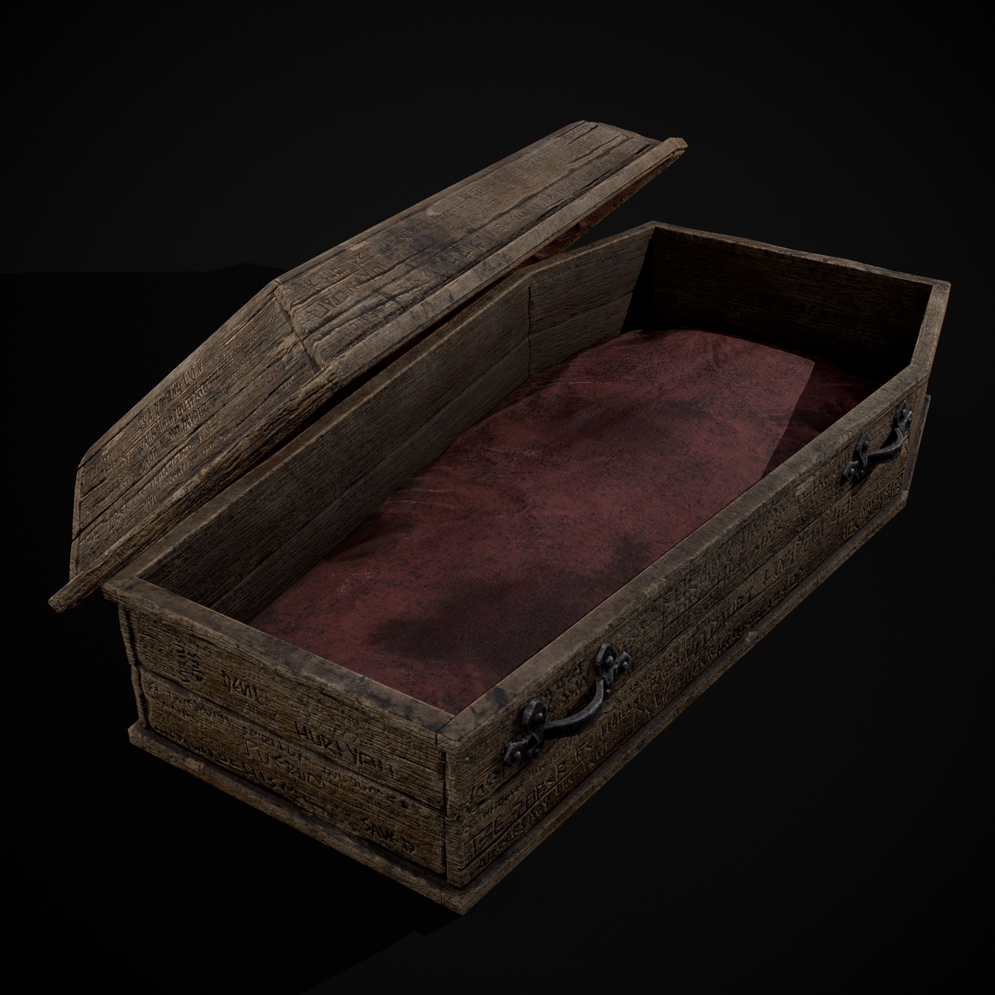 Coffin of the Damned Low-poly 3D model_15