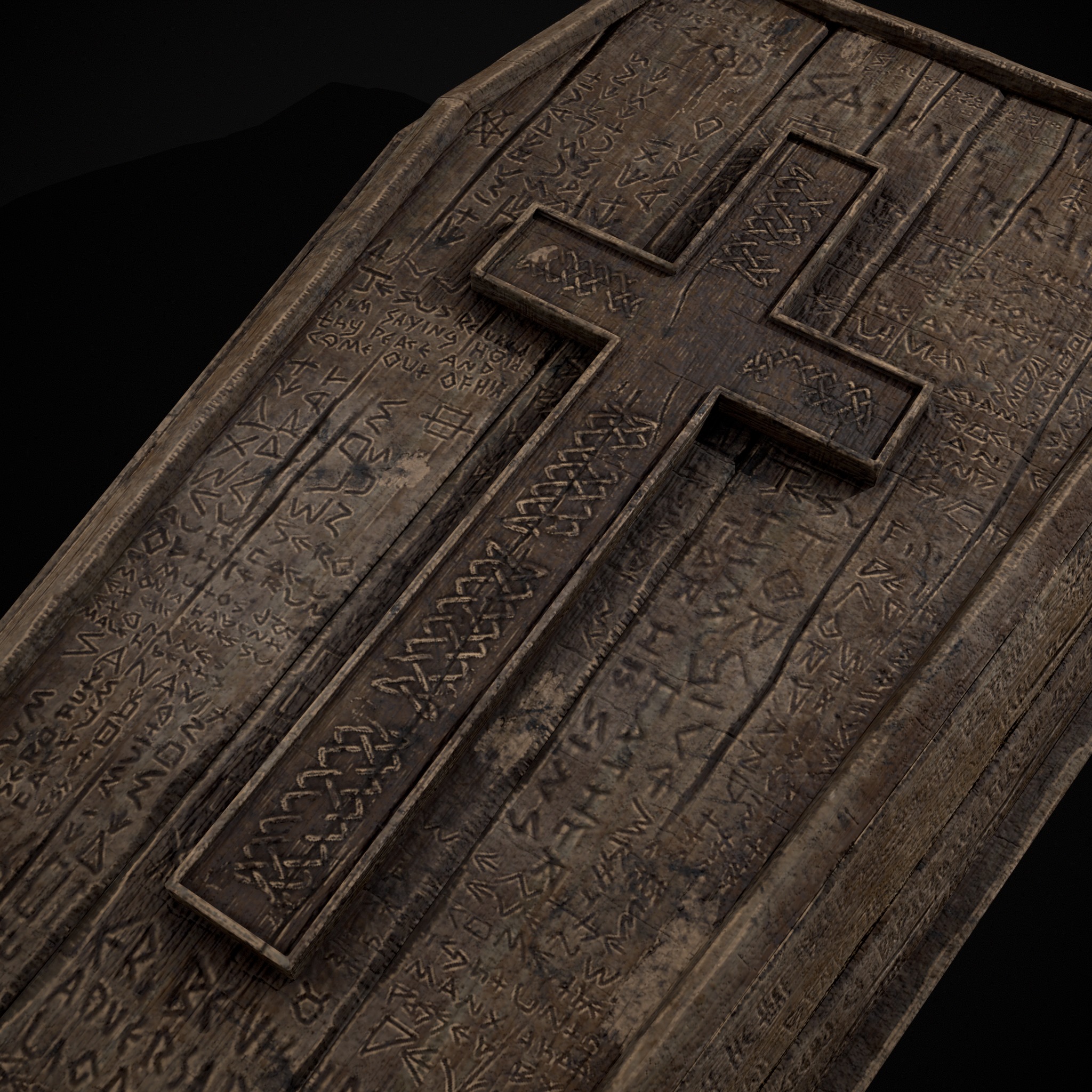 Coffin of the Damned Low-poly 3D model_13