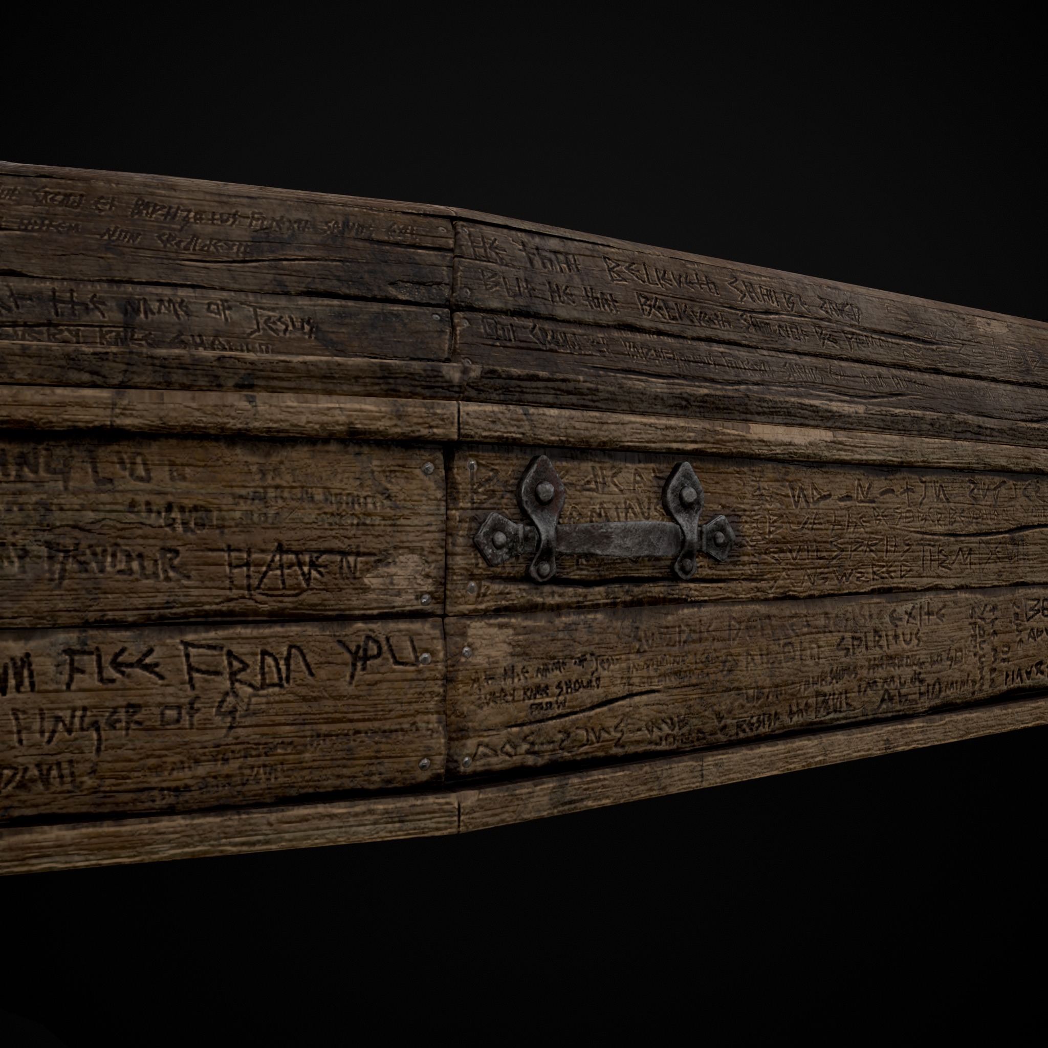 Coffin of the Damned Low-poly 3D model_11