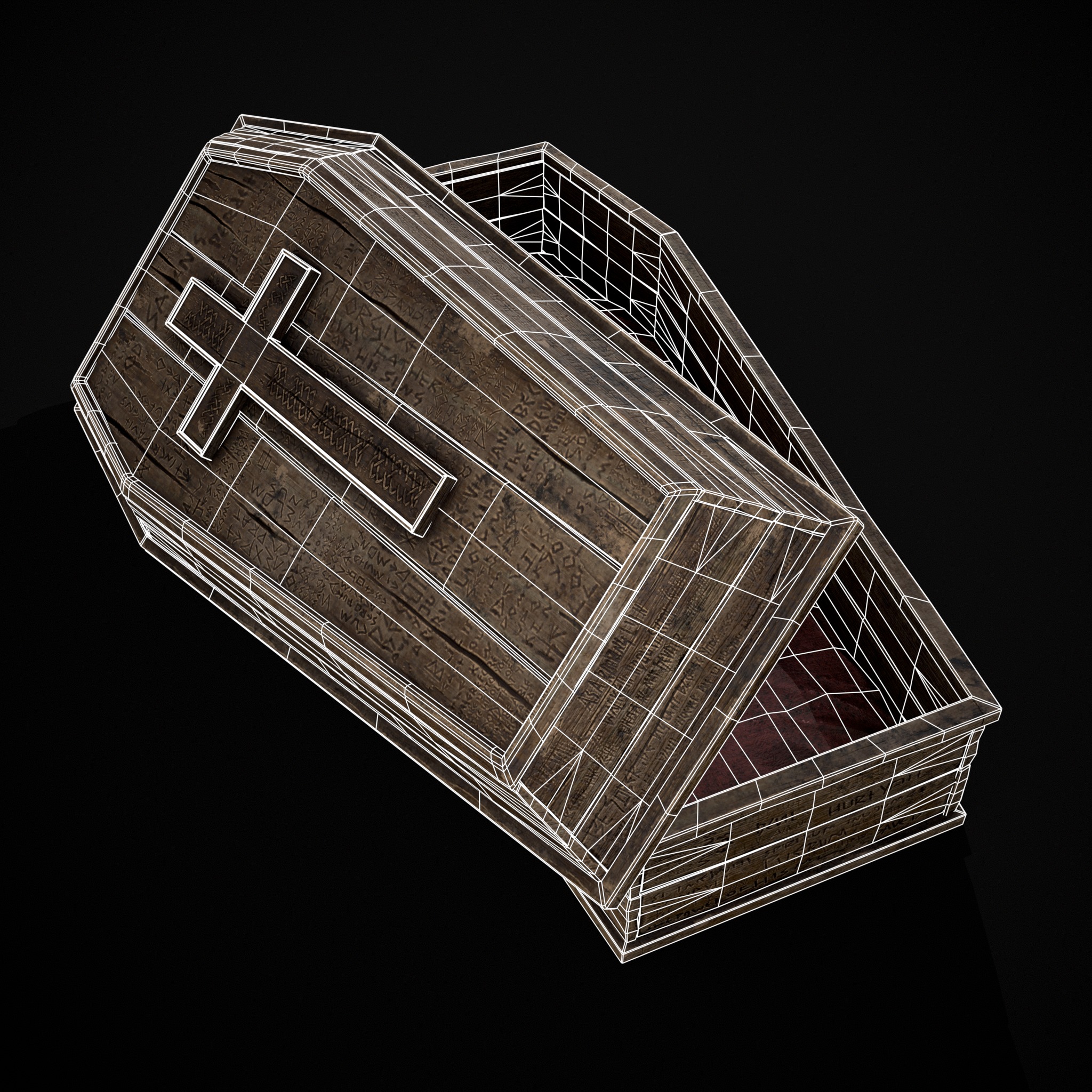 Coffin of the Damned Low-poly 3D model_20