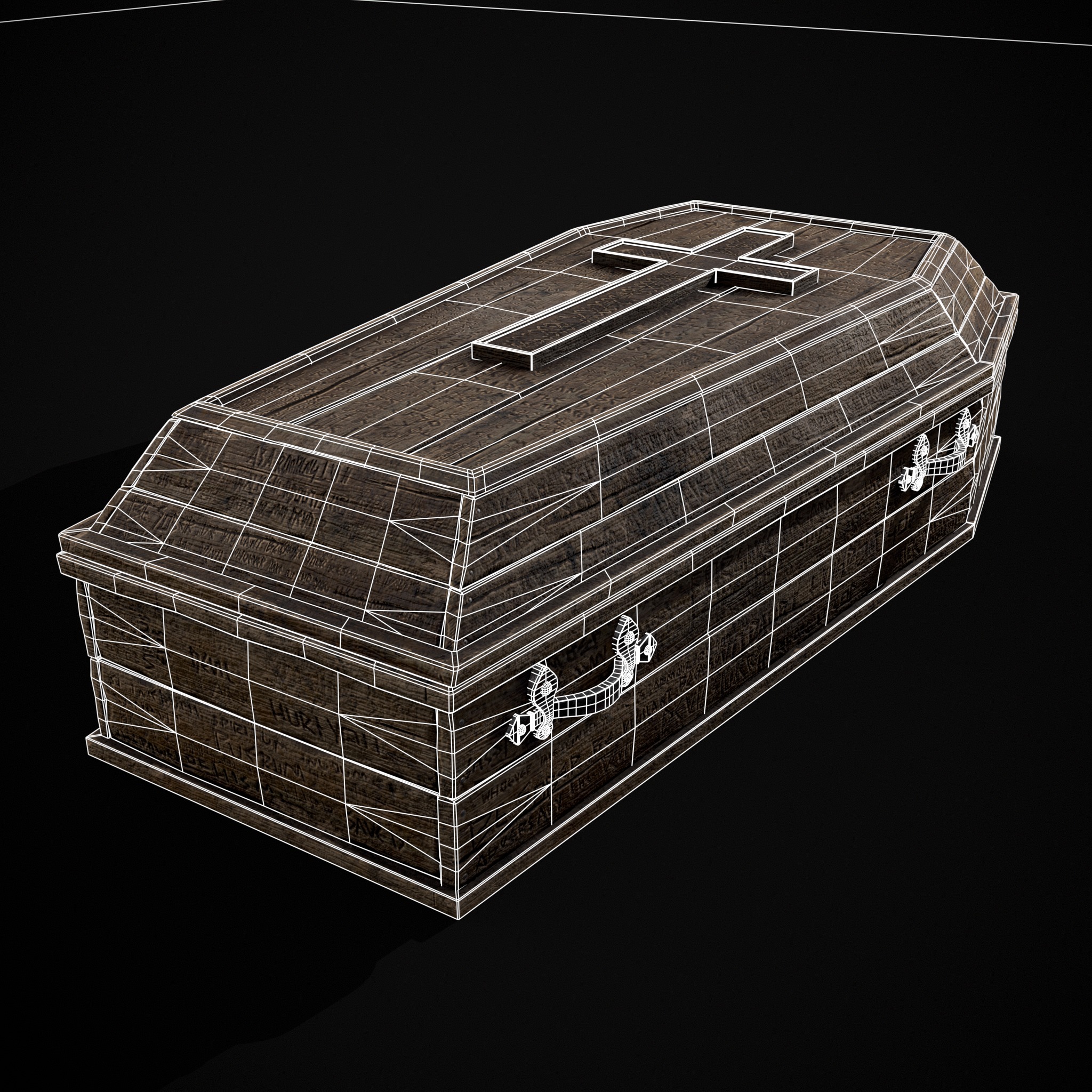 Coffin of the Damned Low-poly 3D model_10