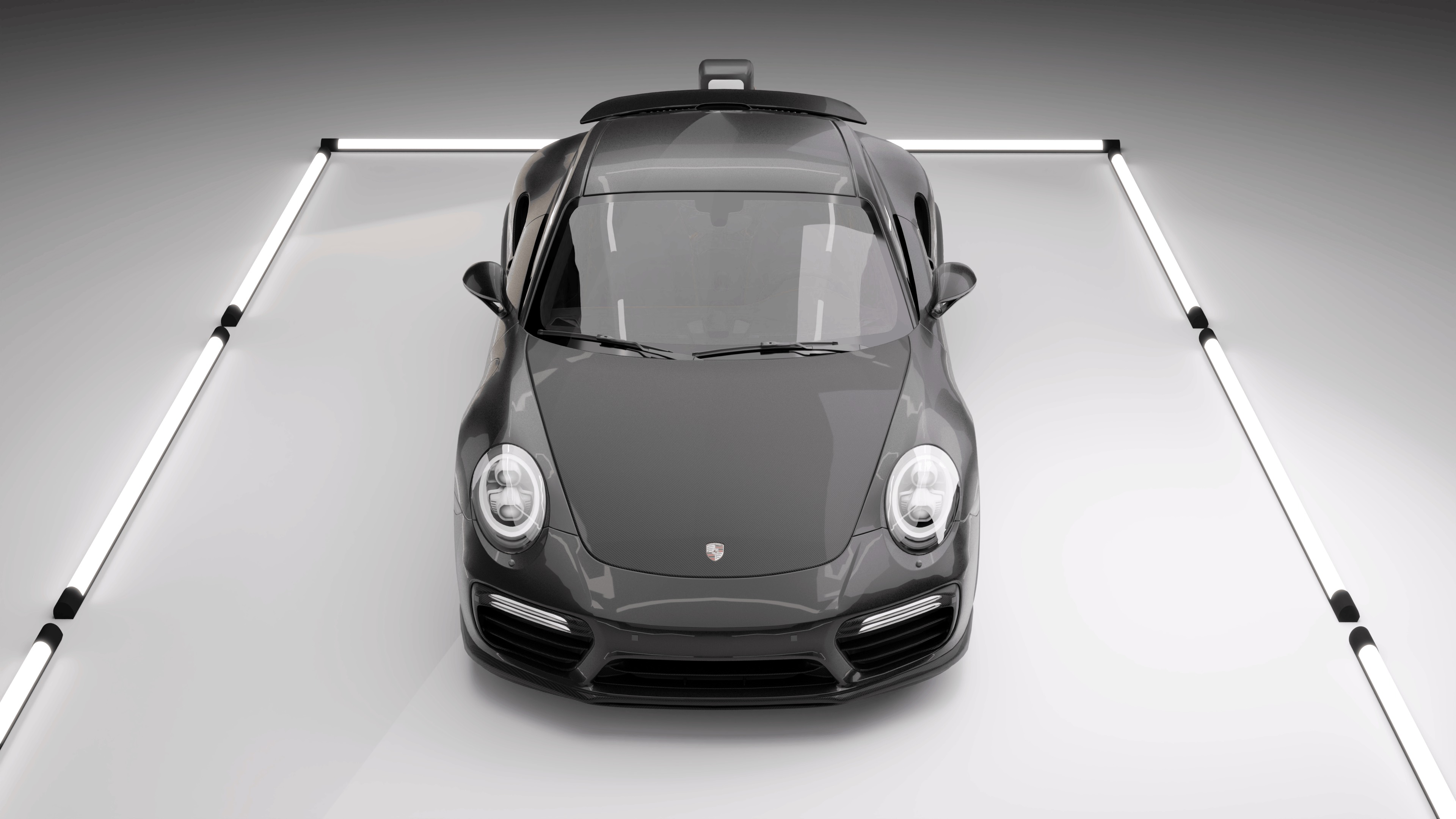 Porsche 911 Turbo S Drag Racing 3D Model 3D model_2