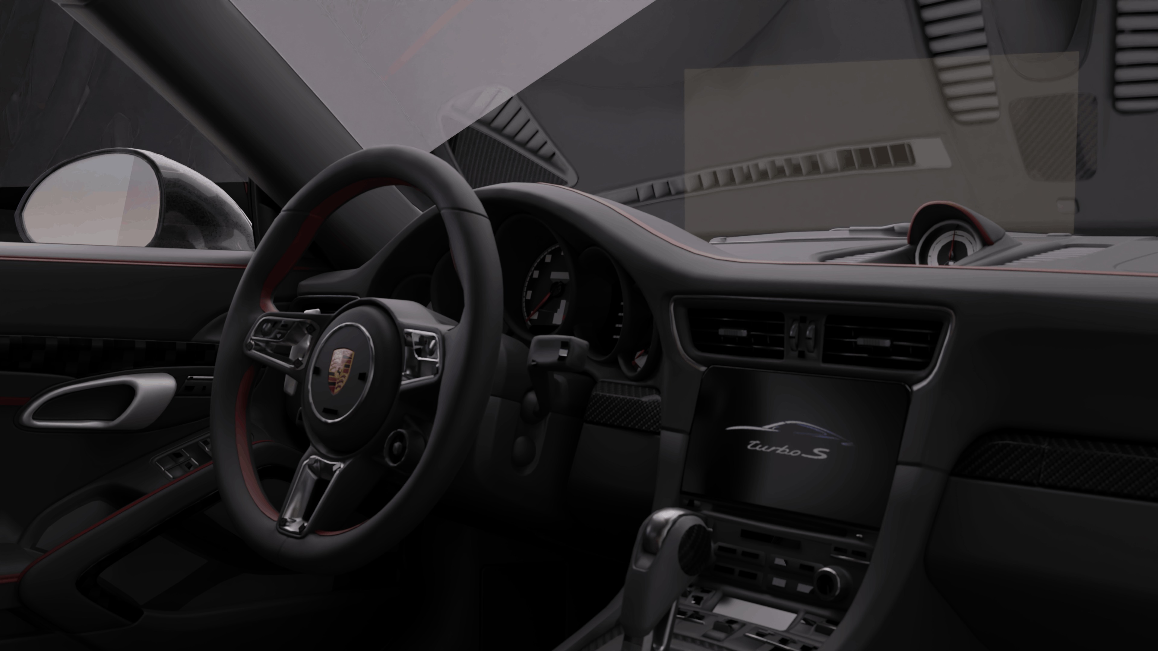 Porsche 911 Turbo S Drag Racing 3D Model 3D model_8