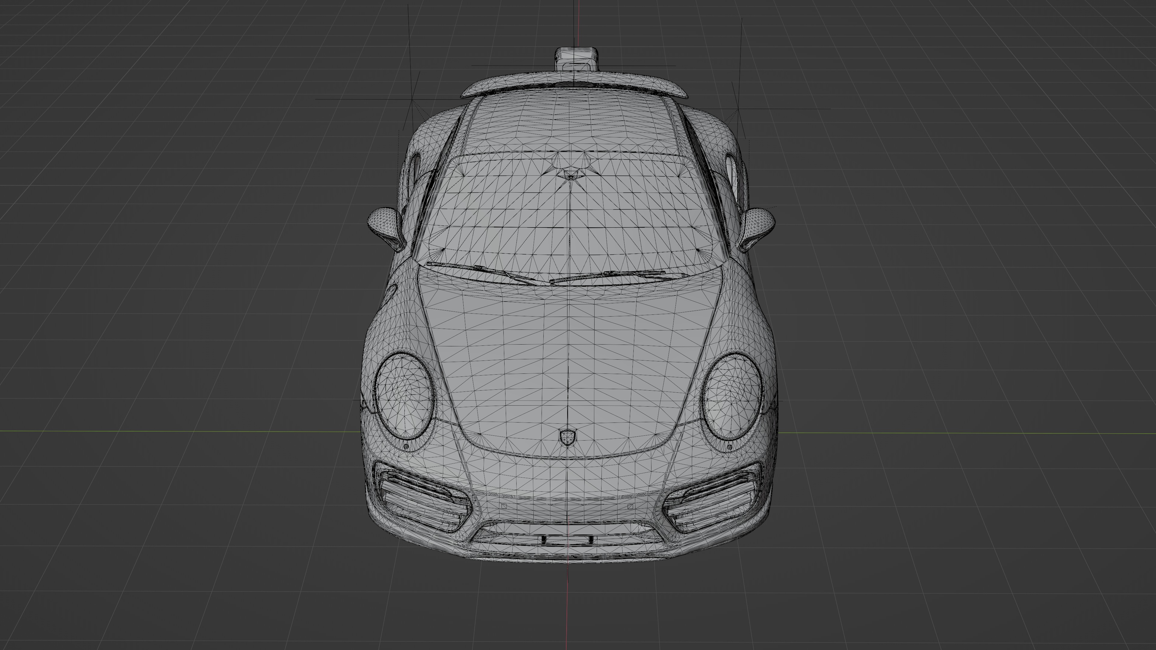 Porsche 911 Turbo S Drag Racing 3D Model 3D model_18