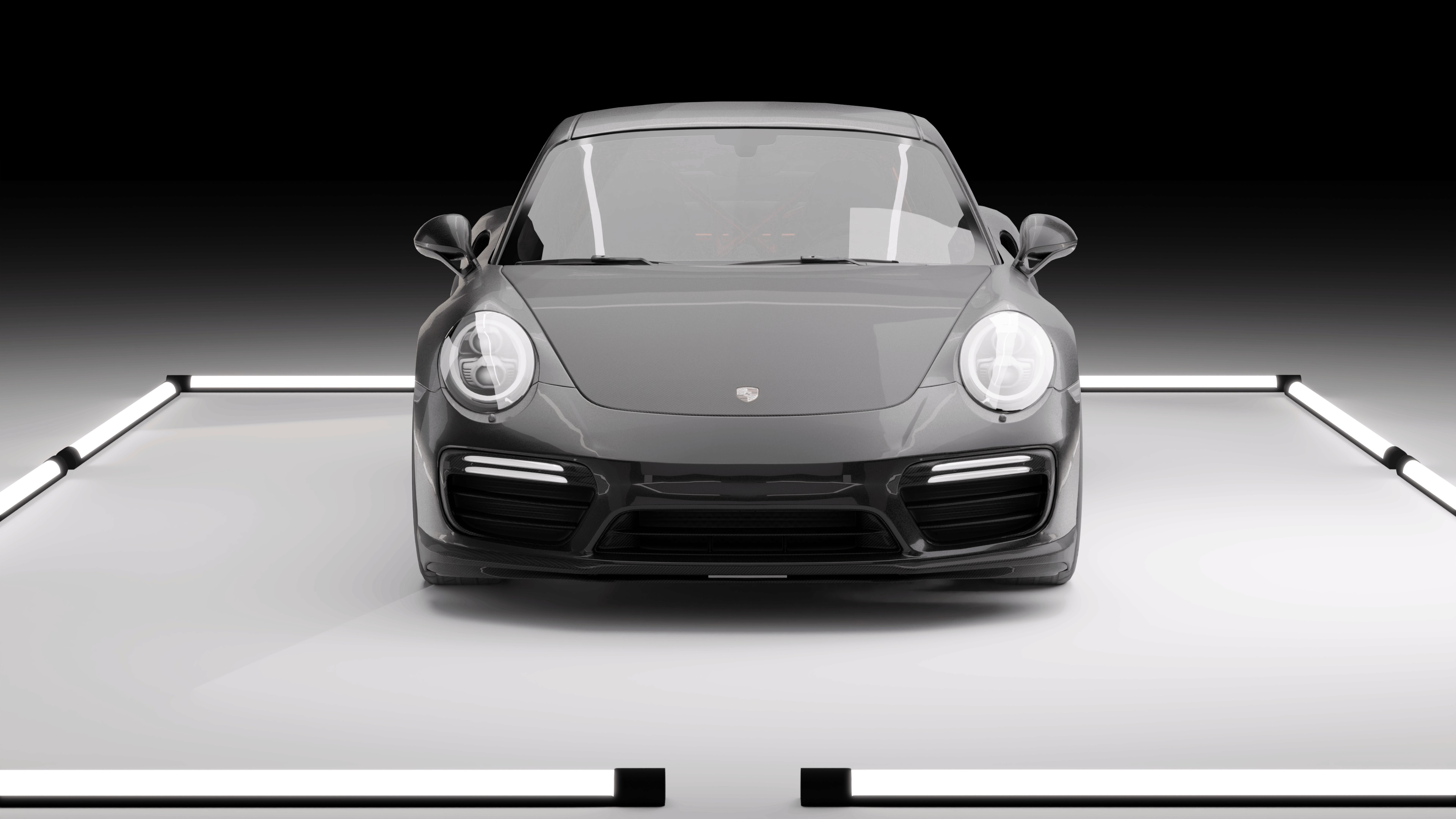 Porsche 911 Turbo S Drag Racing 3D Model 3D model_6