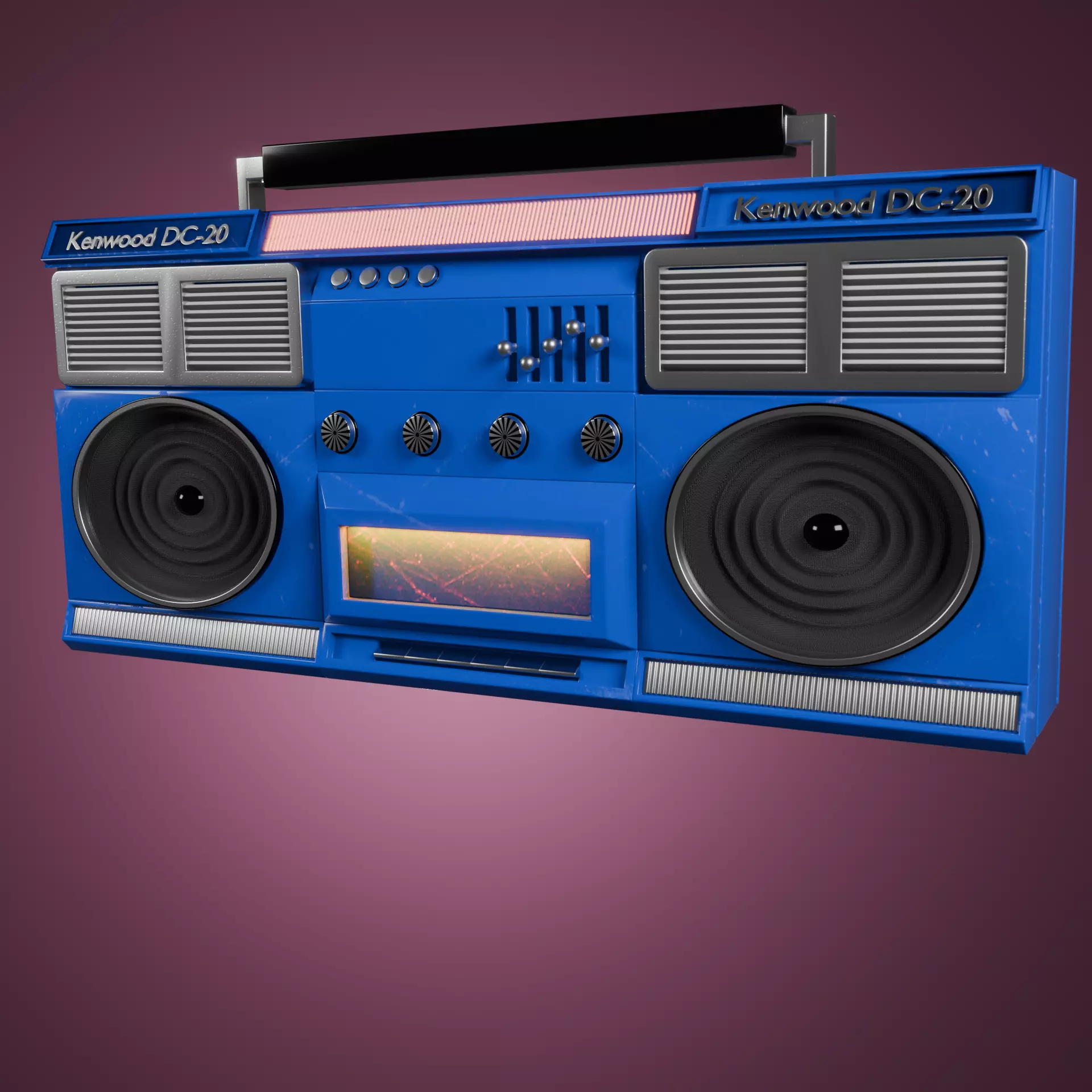 tape recorder 3D model_0
