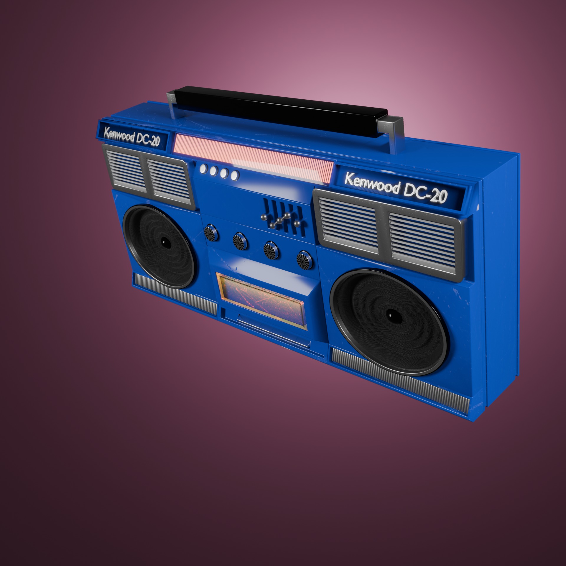 tape recorder 3D model_1