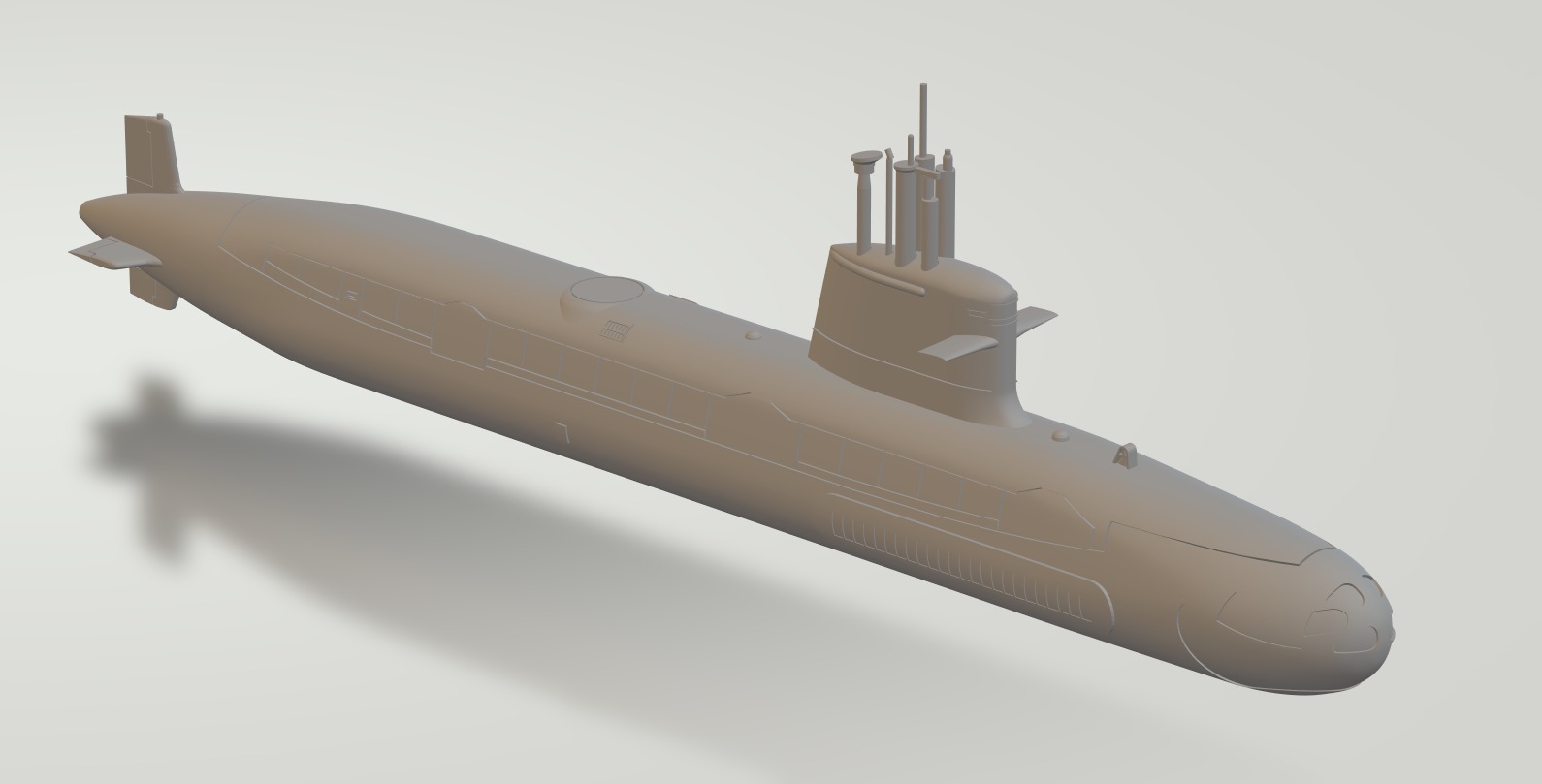 SCORPENE CLASS SUBMARINE SCALE MODEL 3D print model_3