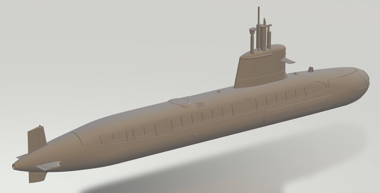 SCORPENE CLASS SUBMARINE SCALE MODEL 3D print model_2