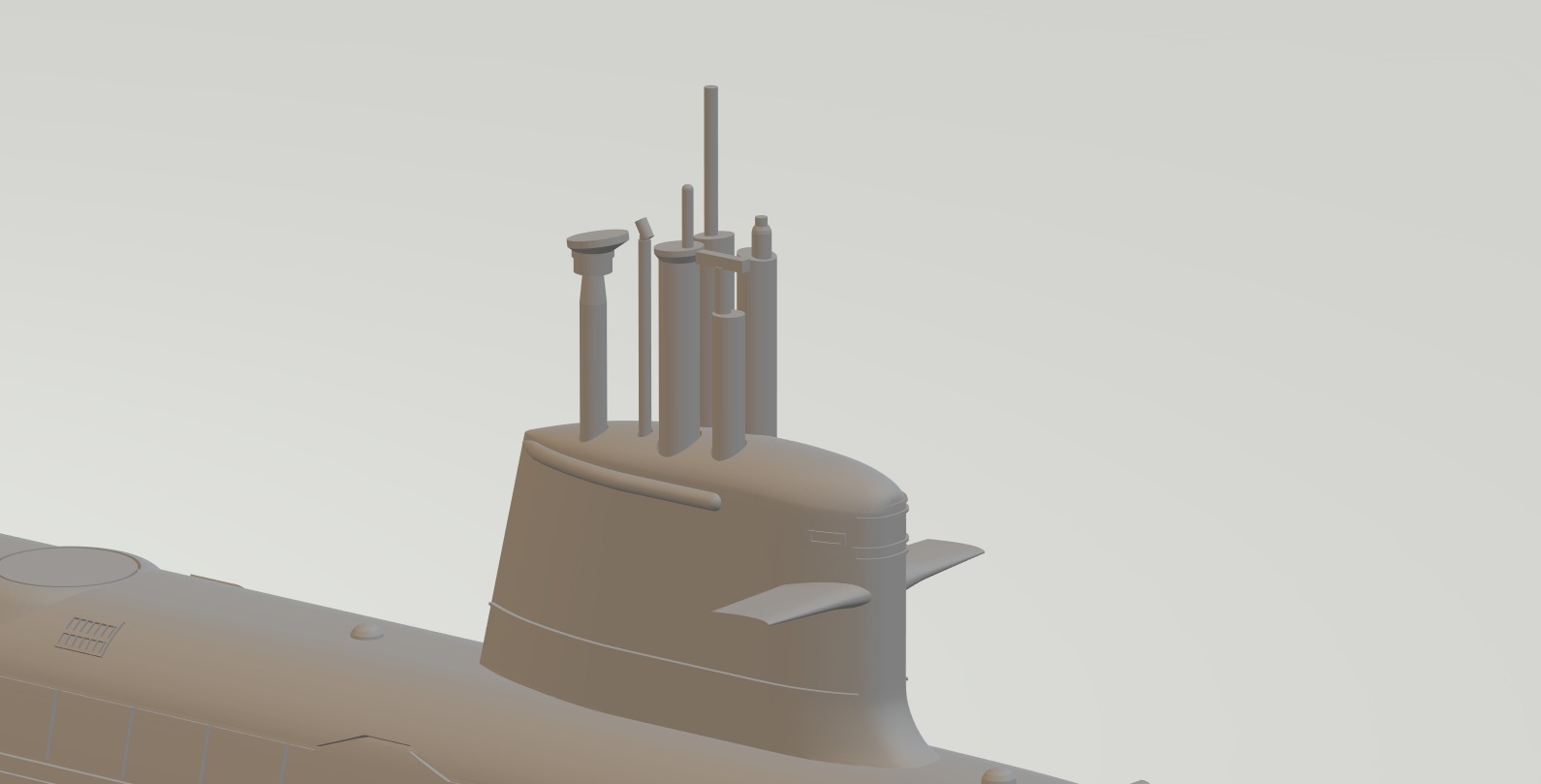 SCORPENE CLASS SUBMARINE SCALE MODEL 3D print model_4