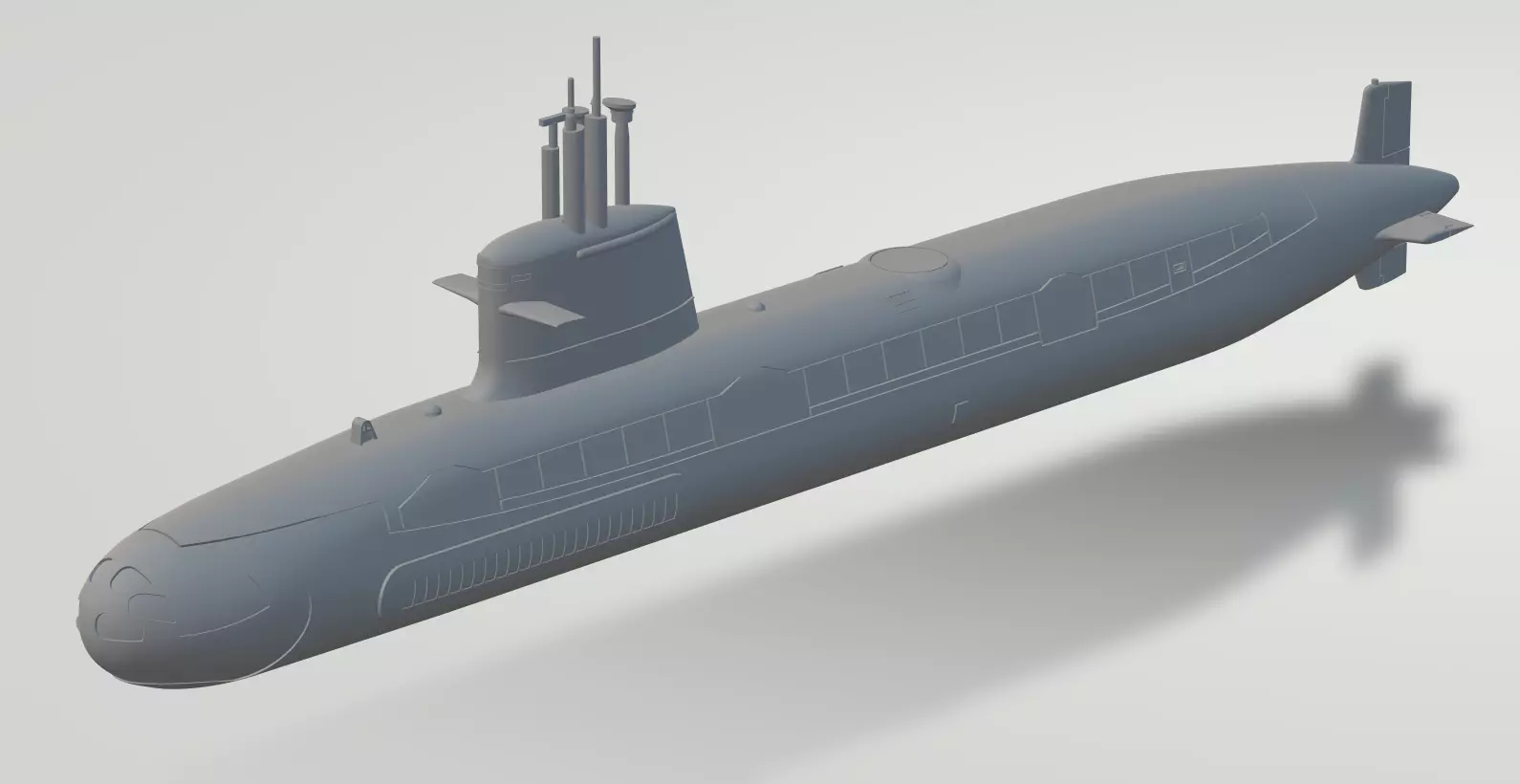 SCORPENE CLASS SUBMARINE SCALE MODEL 3D print model_0