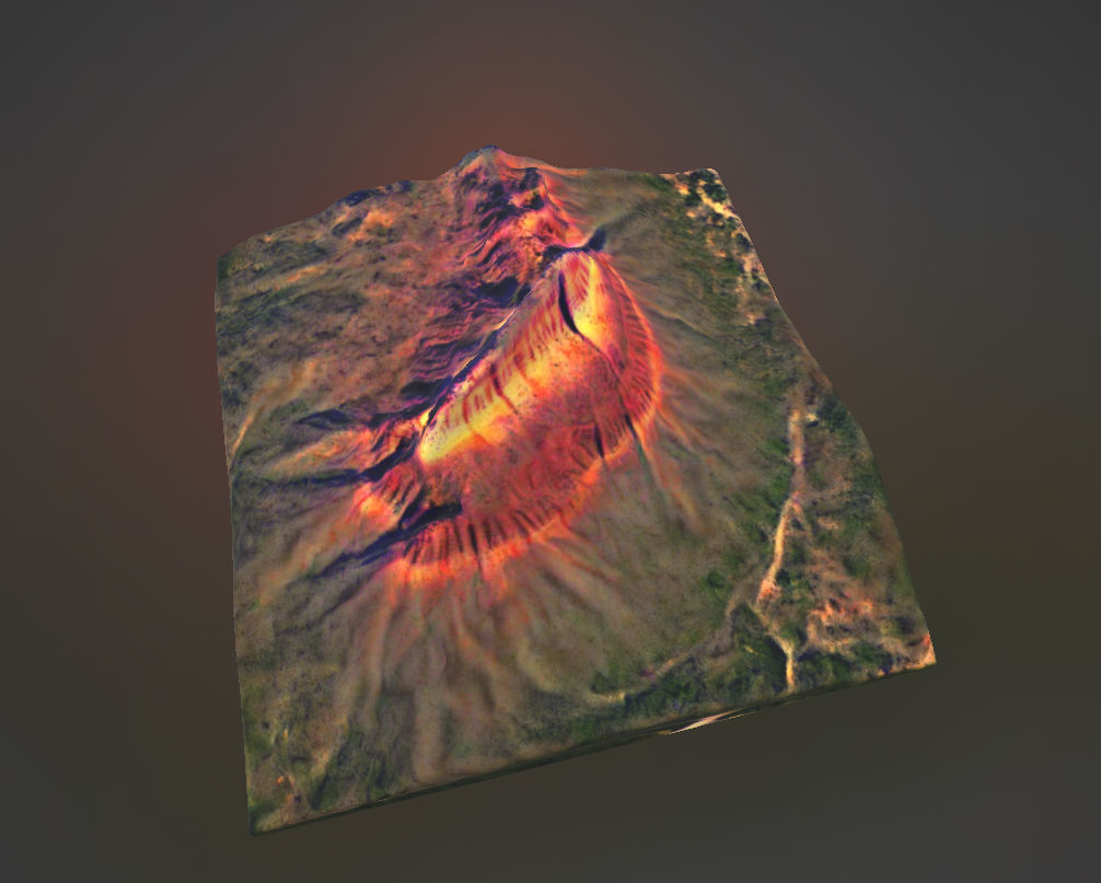 Arizona Mesa Mountain 3D print model_3