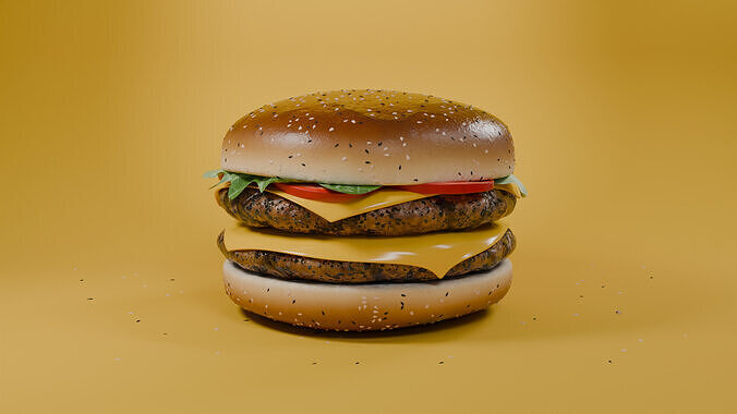 Burger 3D model