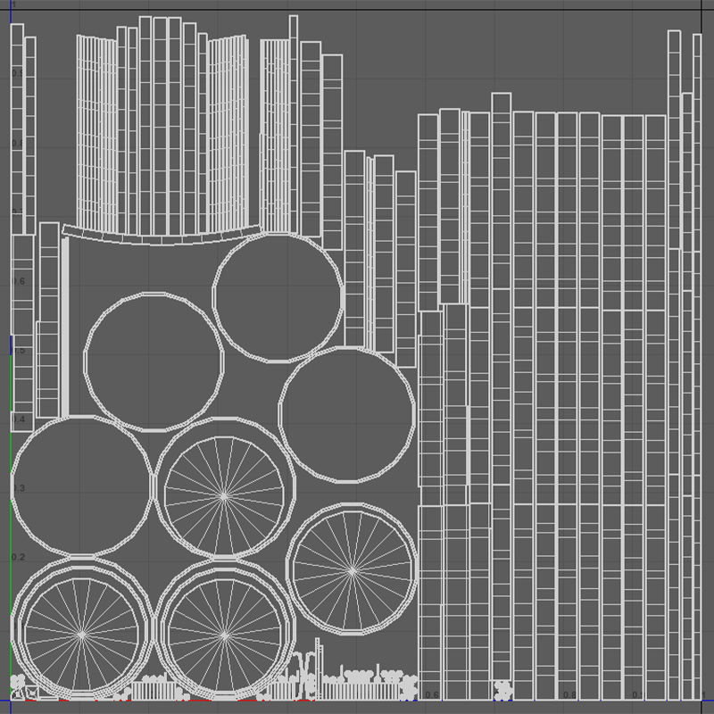 Wooden Barrel Low-poly 3D model_11