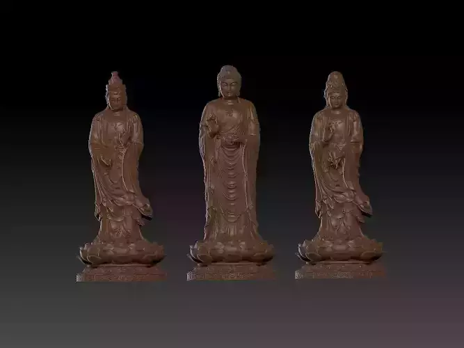 Three Saint Buddhas 