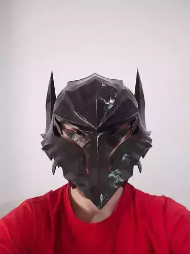 Hyperrealistic berserk helmet