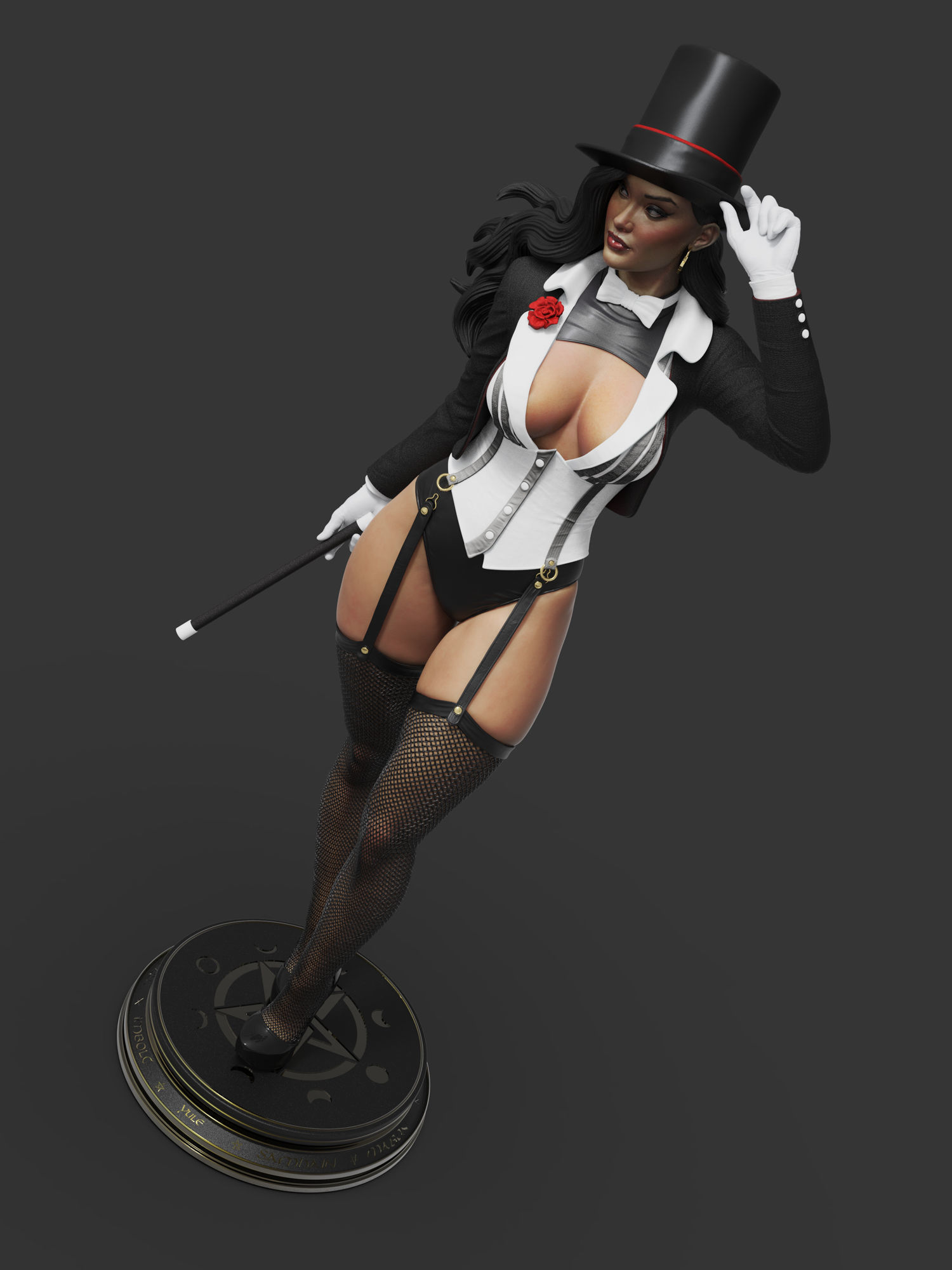 Zatanna 2 3D print model_9