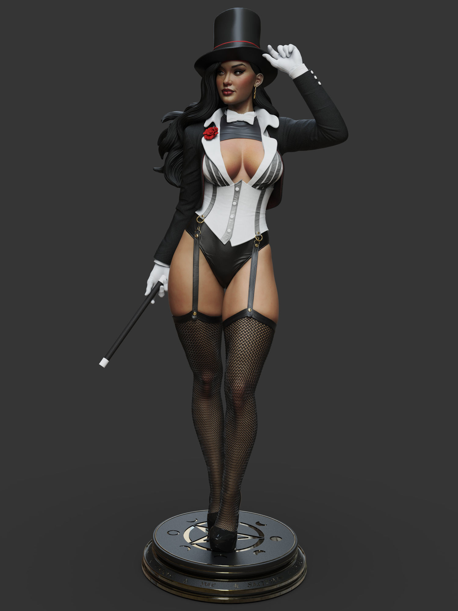 Zatanna 2 3D print model_2