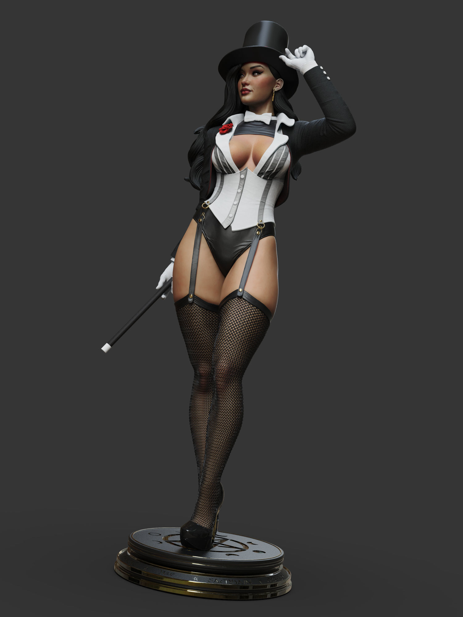 Zatanna 2 3D print model_0