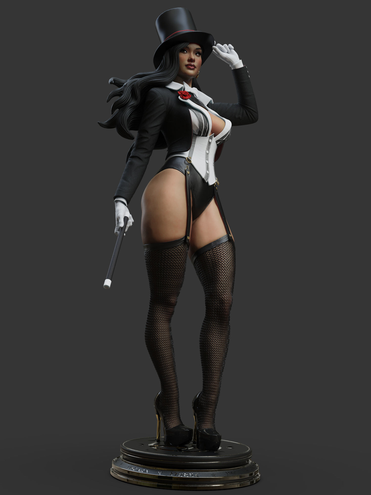 Zatanna 2 3D print model_1