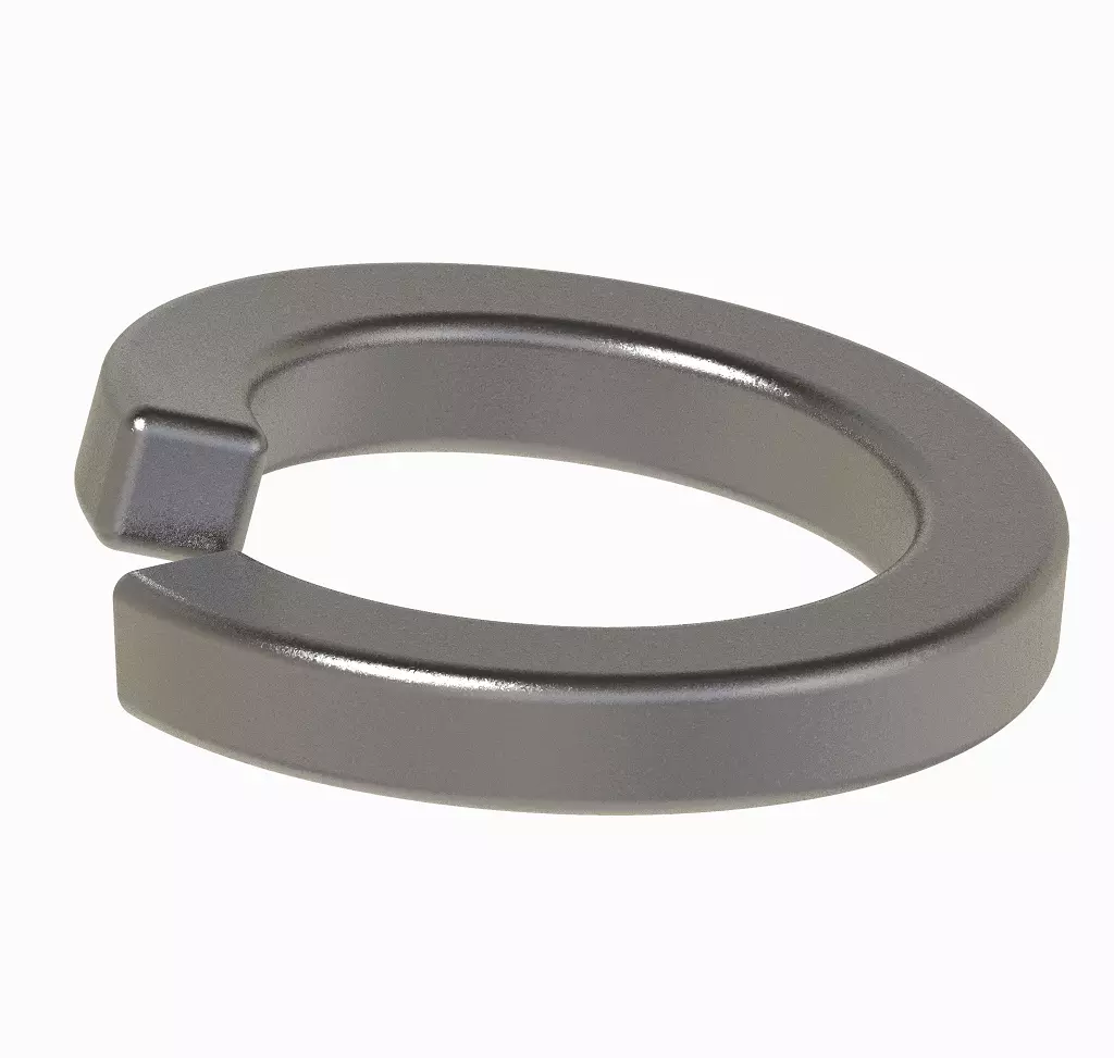 Steel Spring Washer 3D print model_0