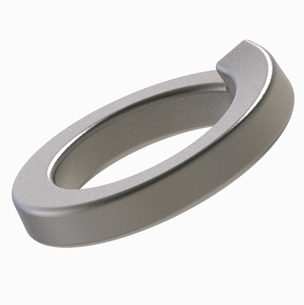 Steel Spring Washer 3D print model_2