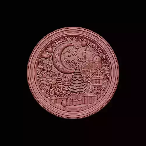 3d printable Christmas  for ornament 3D print model