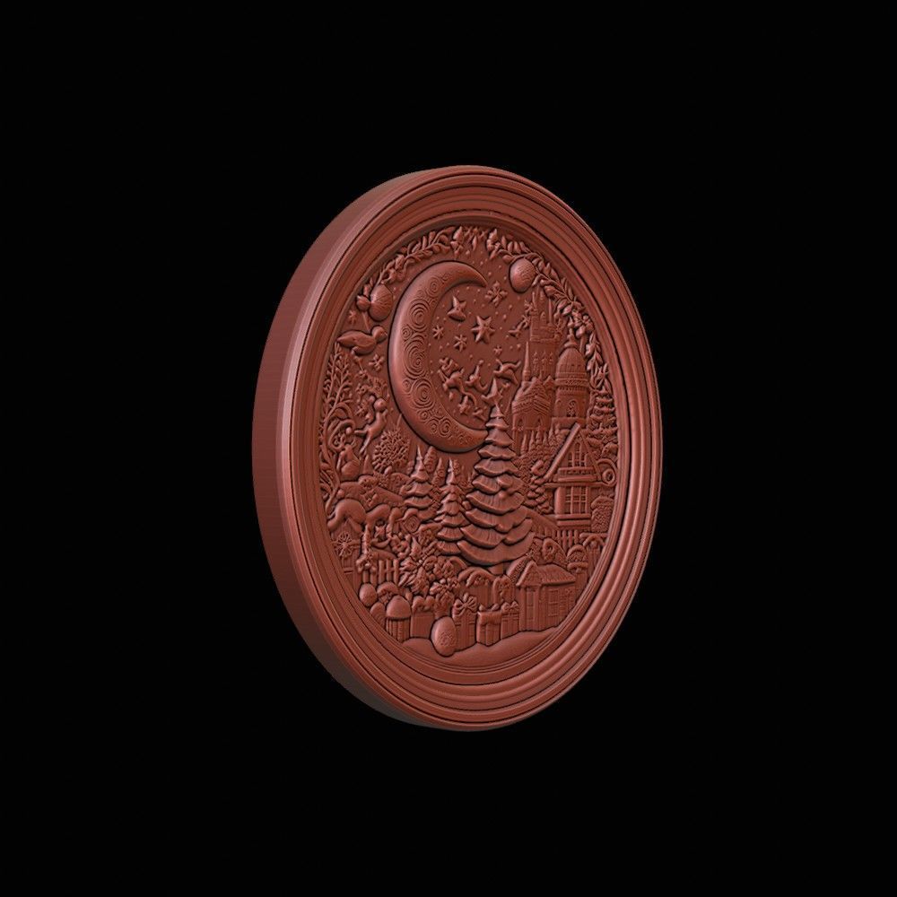 3d printable Christmas  for ornament 3D print model_2