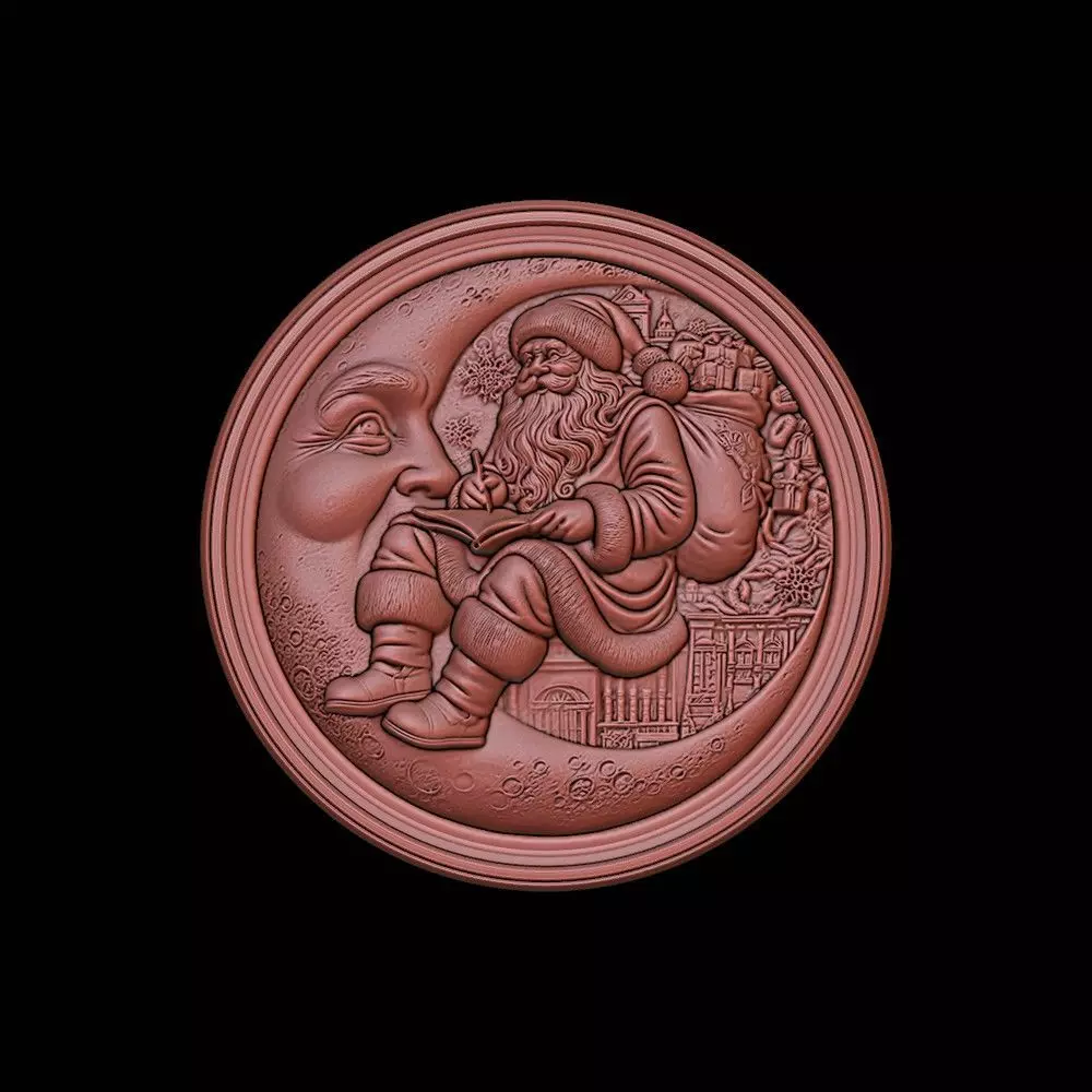 3d printable Christmas for ornament 3D print model_0