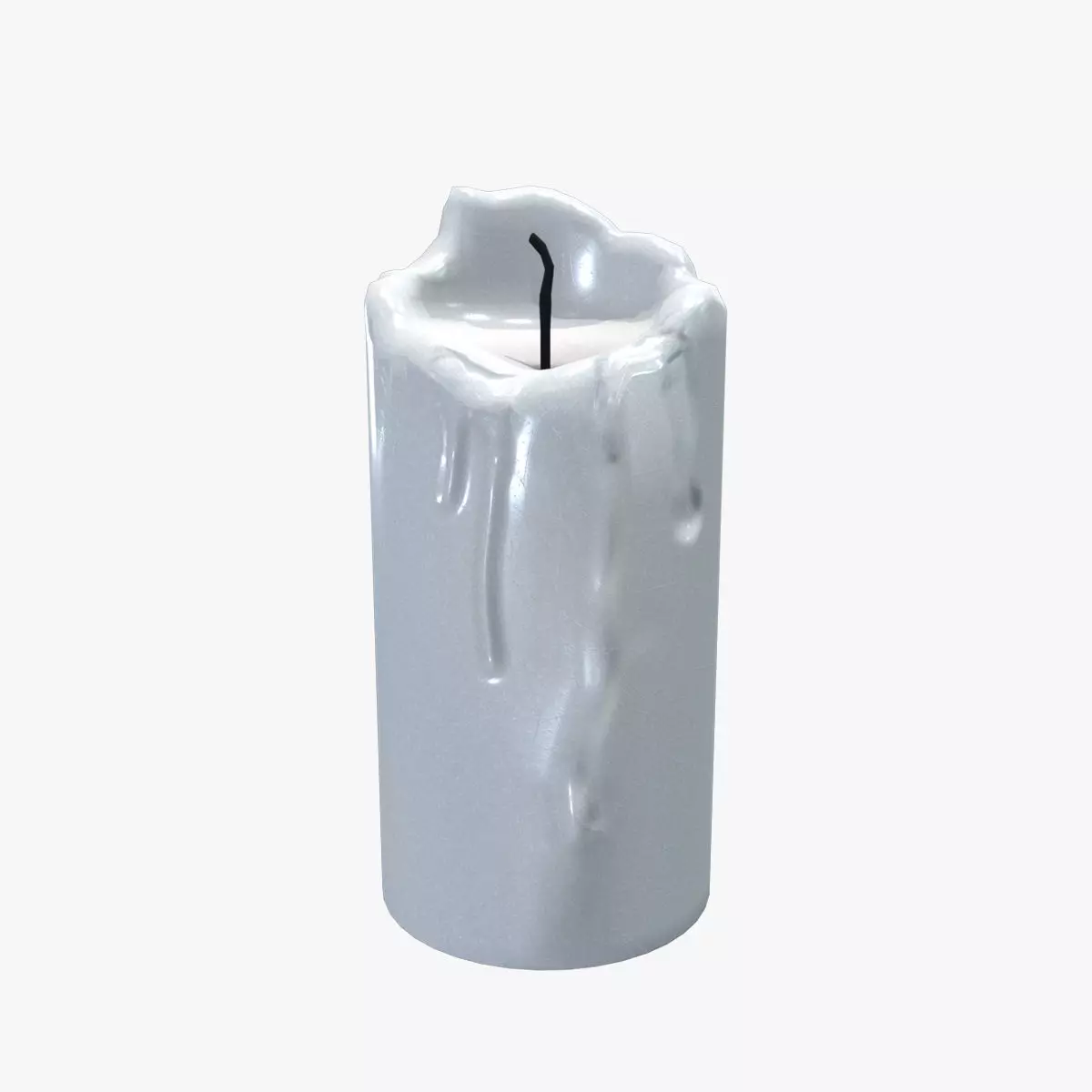 Medieval Candle V01 Low-poly 3D model