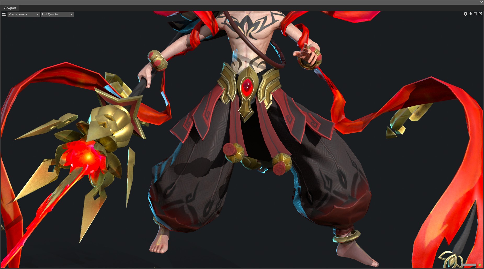 God Nezha 3D model_35