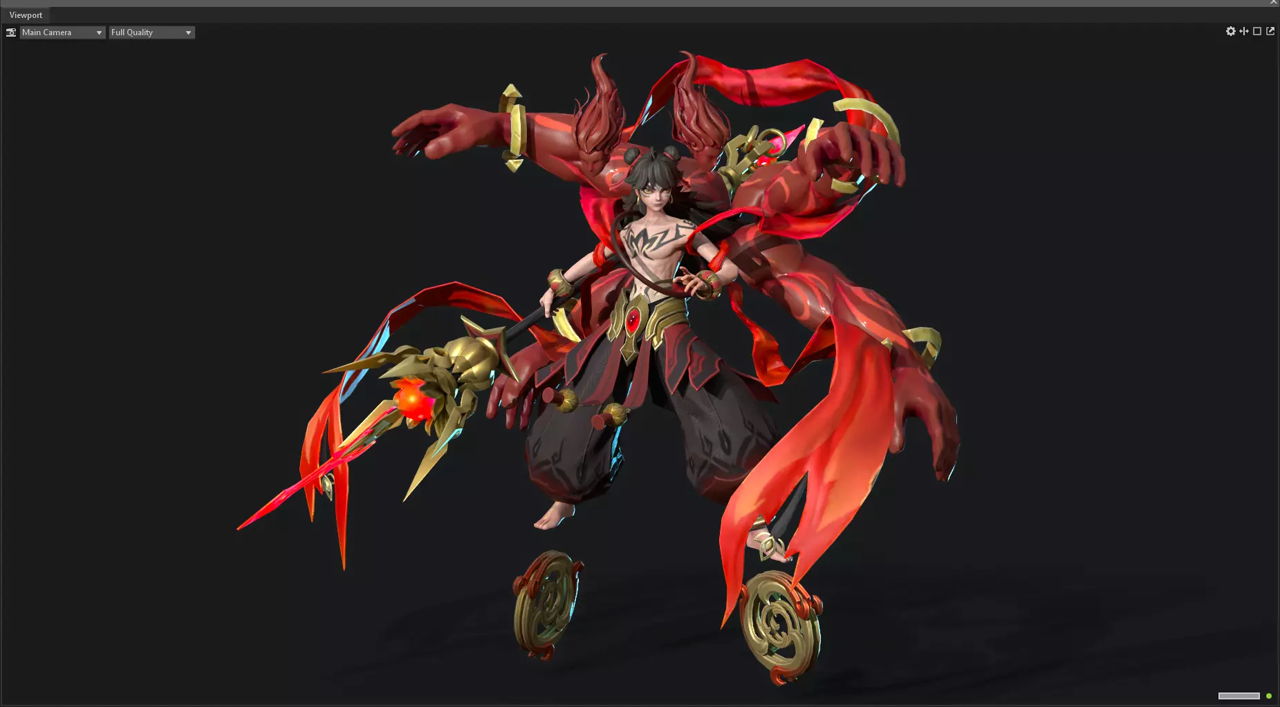 God Nezha 3D model_0
