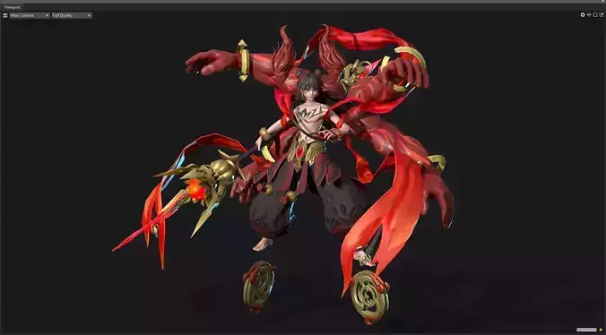 God Nezha 3D model