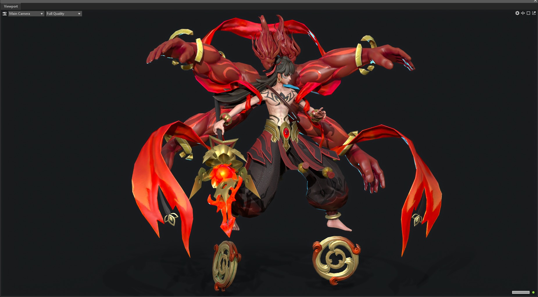 God Nezha 3D model_21