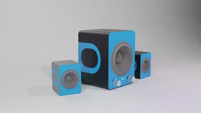 SPEAKERS 3D MODEL