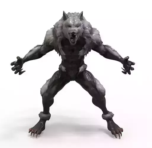 Monster Wolf 3D model